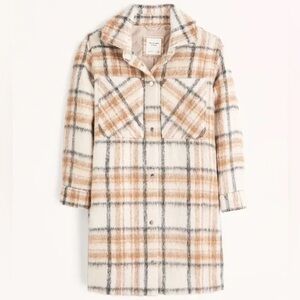 Abercrombie & Fitch Plaid Women's Coat